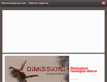 Tablet Screenshot of fabriziocalanna.com